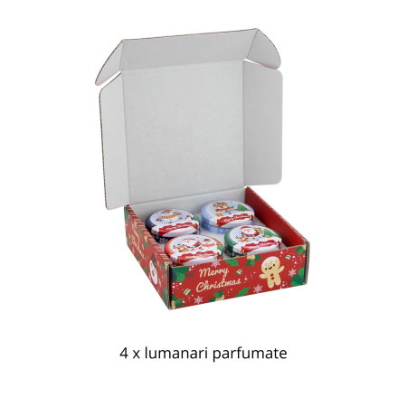 Set 4 Lumanari Parfumate, Christmas Delights [6]