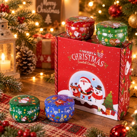 Set 4 Lumanari Parfumate, Christmas Traditions [4]