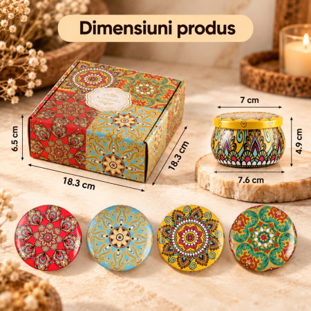 Set 4 Lumanari Parfumate, Nature Escape [7]