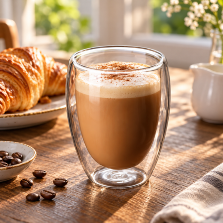 Set 4 Pahare Cafea cu Pereti Dubli 350 ml [1]