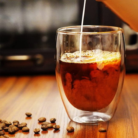 Set 4 Pahare Cafea cu Pereti Dubli 350 ml [2]