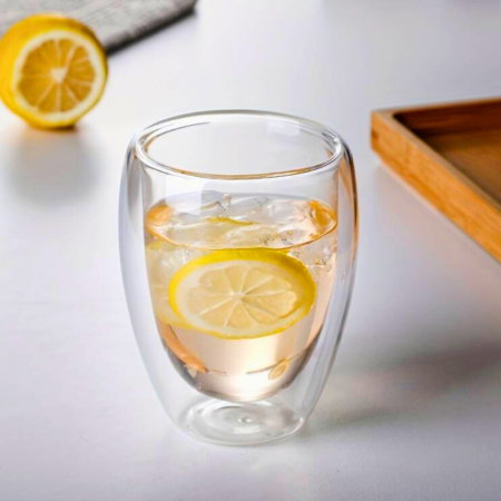 Set 4 Pahare Cafea cu Pereti Dubli 350 ml [4]