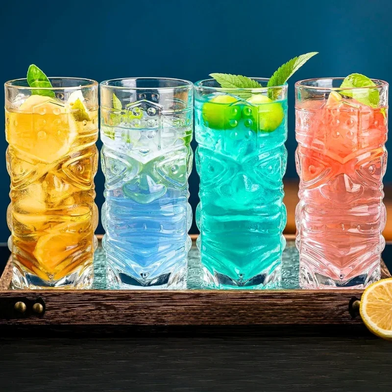 Set 4 pahare Cocktail Tiki [0]