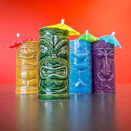 Set 4 pahare Exotic Tiki Cocktail Bar [1]