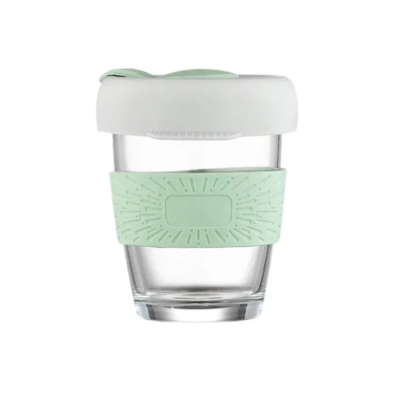 Set 4 pahare portabile cu capac Mint [8]