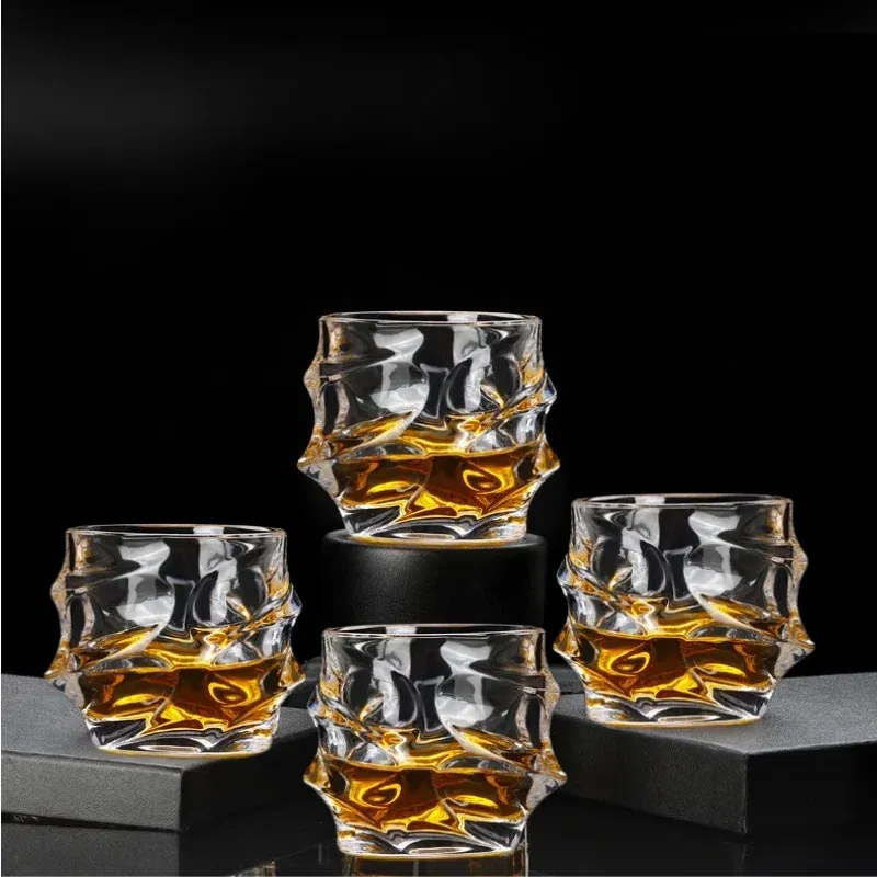 Cele mai noi - Set 4 Pahare whiskey Starlight Wave