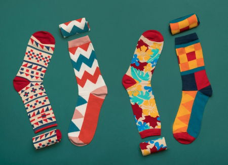 Set 4 perechi sosete colorate vesele [1]