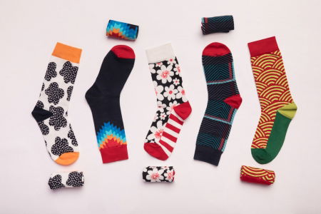 Set 5 perechi sosete colorate cu modele vesele [1]