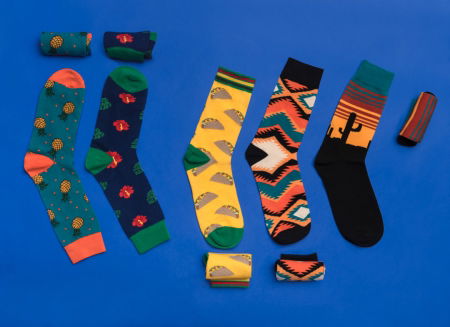 Set 5 Perechi Sosete Colorate Mexic [1]