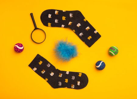 Set 5 perechi sosete colorate Pisici [5]