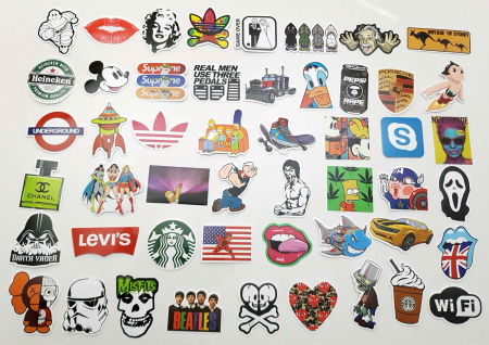 Set 50 stickere amuzante Batause [1]