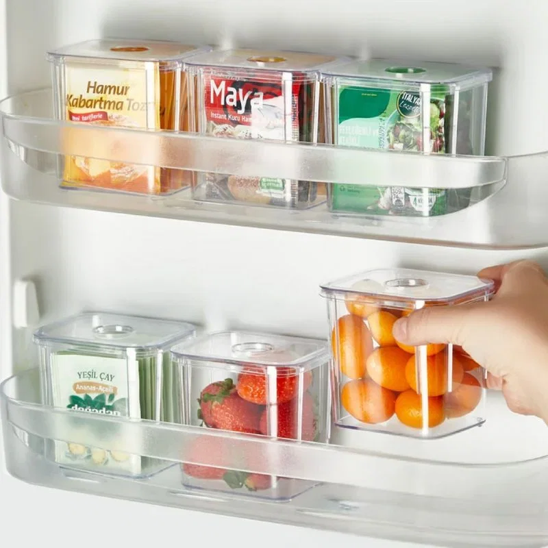 Set 6 cutii de depozitare Transparent [0]