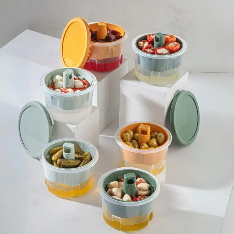 Set 6 cutii depozitare Multicolor [0]