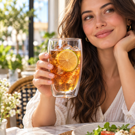 Set 6 Pahare Cafea cu Pereti Dubli 450 ml [5]