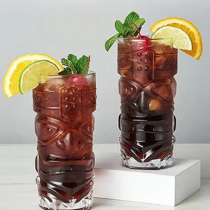 Set 6 pahare Cocktail Tiki [7]