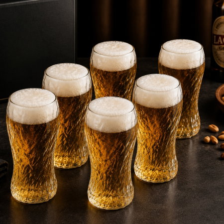 Cadouri pentru Tati - Set 6 Pahare de bere Twisted