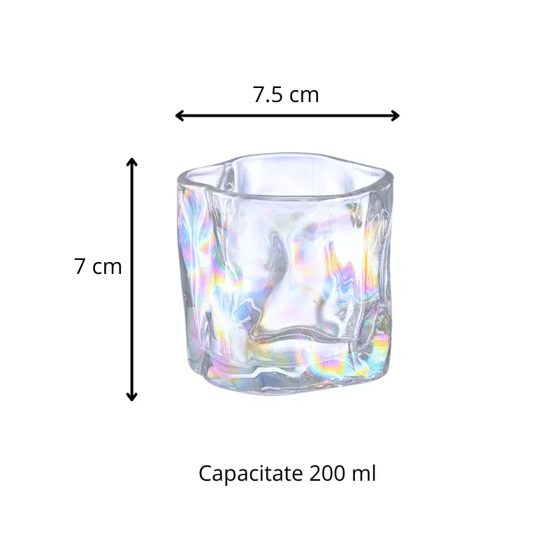 Set 6 pahare whiskey Iridium [10]