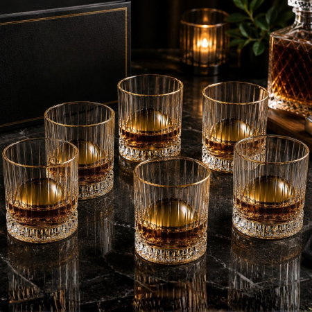 Cadouri Majorat - Set 6 Pahare whiskey Small Luxurious