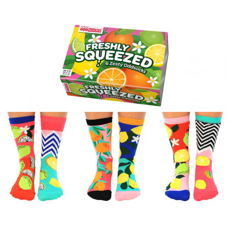 Set 6 sosete colorate Cocktail de citrice [4]