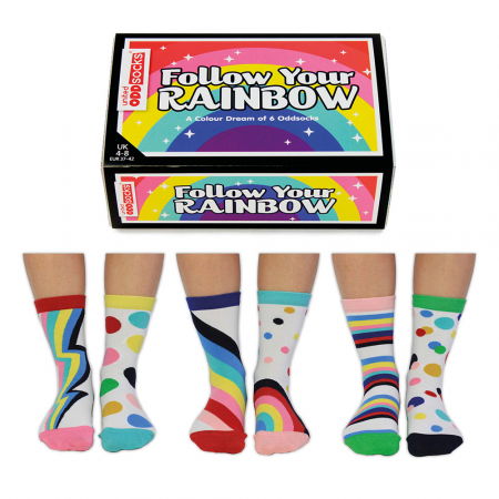 Set 6 sosete colorate Follow Your Rainbow [2]