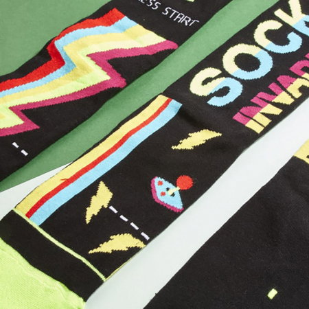 Set 6 sosete colorate Fun-Tastic Sock Invaders [1]