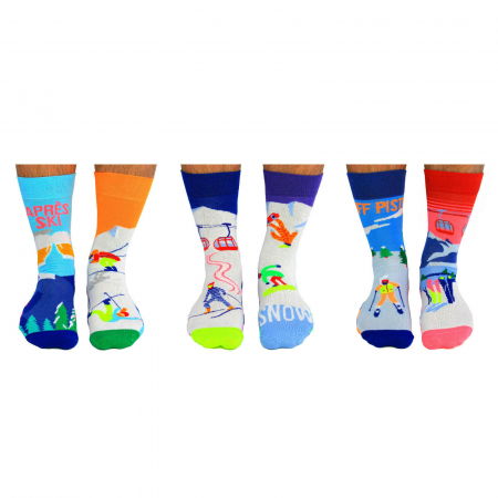 Set 6 sosete colorate pentru schiori [1]