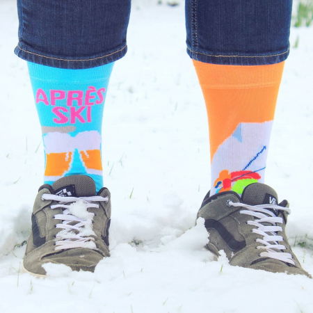 Set 6 sosete colorate pentru schiori [0]