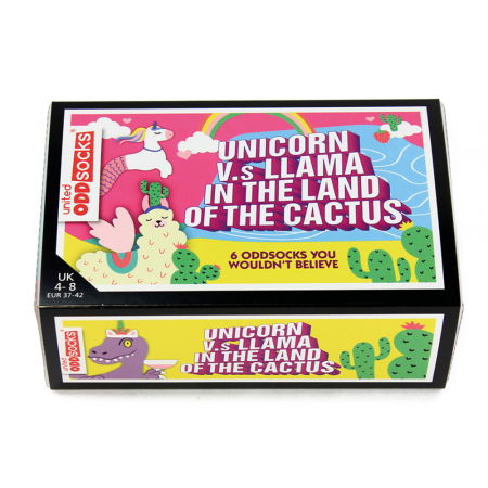 Set 6 sosete colorate Unicorn Vs Llama [4]