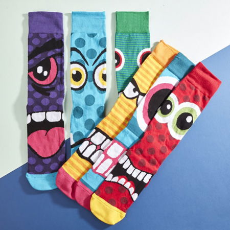 Set 6 Sosete cu Fete Stresate [0]