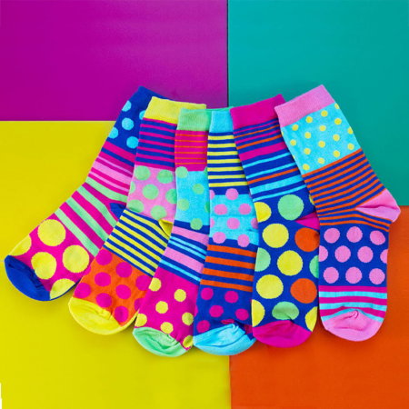 Set 6 Sosete Polka Dots [0]