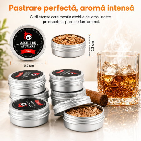 Set 8 Arome pentru Afumare Whisky [9]