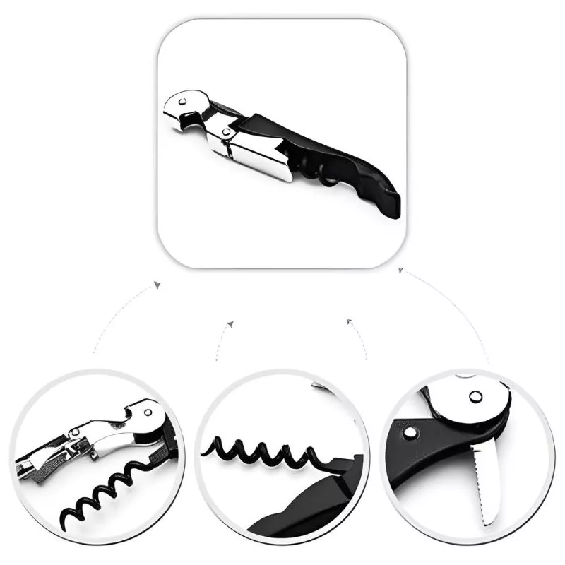 Set accesorii vin, 4 piese, cutie cadou [11]