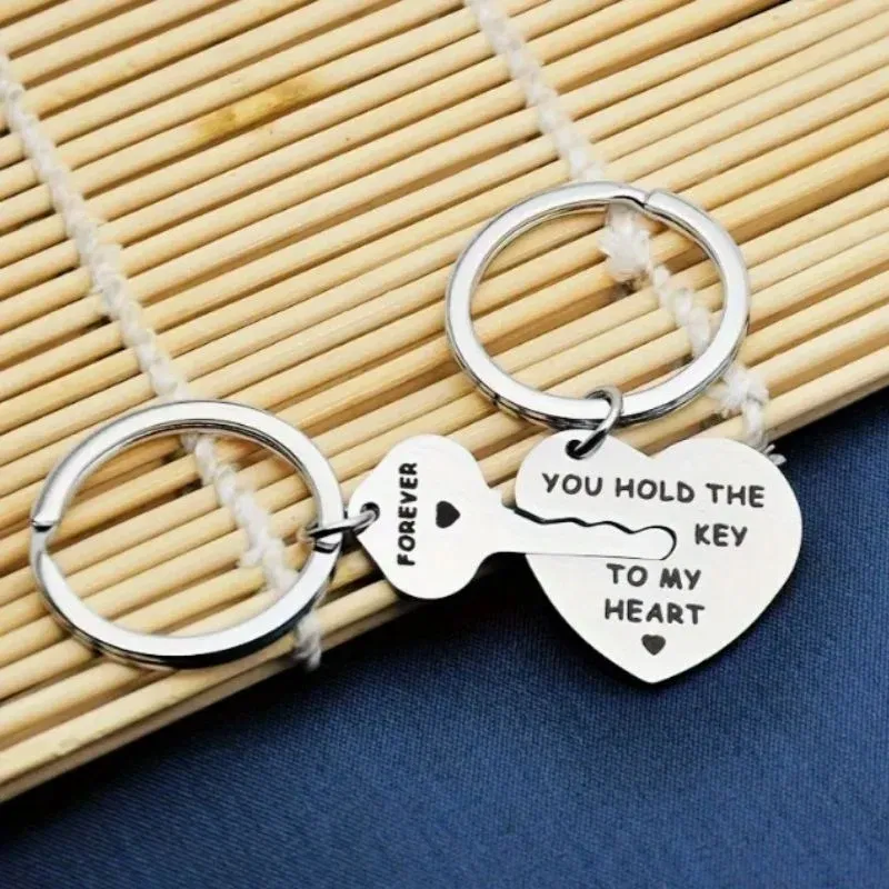 Cele mai noi - Set brelocuri cuplu, cheia inimii mele