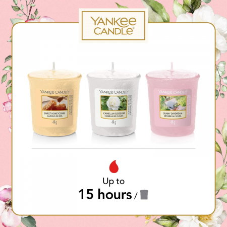 Set cadou 3 lumanari parfumate Yankee Candle Garden Hideaway [1]