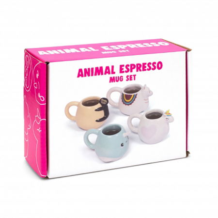 Set cadou 4 cani Espresso Animale amuzante [11]