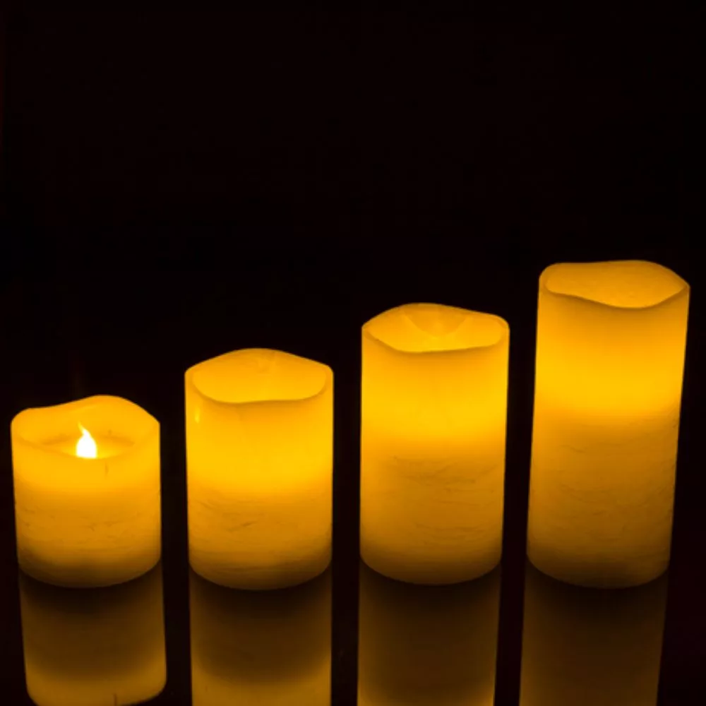 Set cadou 4 lumanari de ceara cu LED [0]