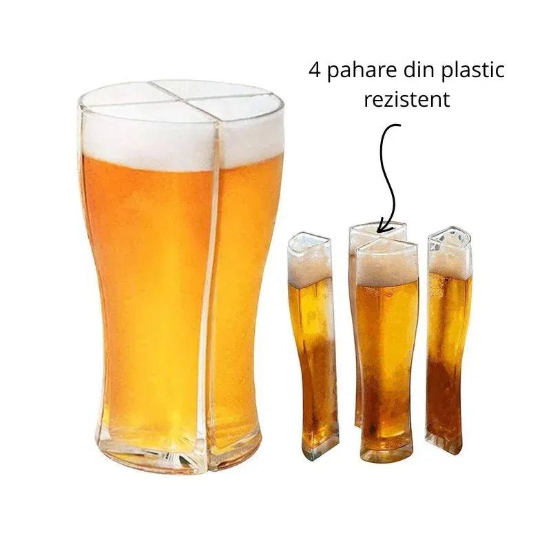 Set cadou 4 pahare bere Cheers [7]