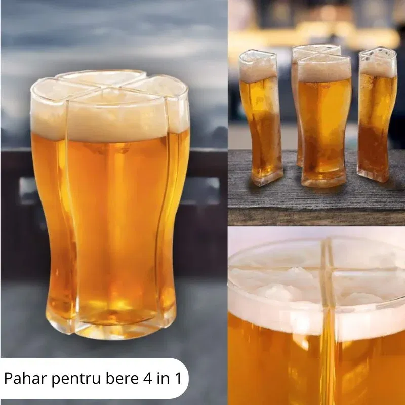 Set cadou 4 pahare bere Cheers [6]
