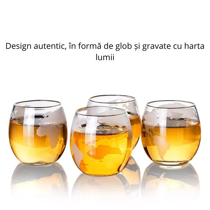 Set cadou 4 Pahare LUX Epique Glob [7]