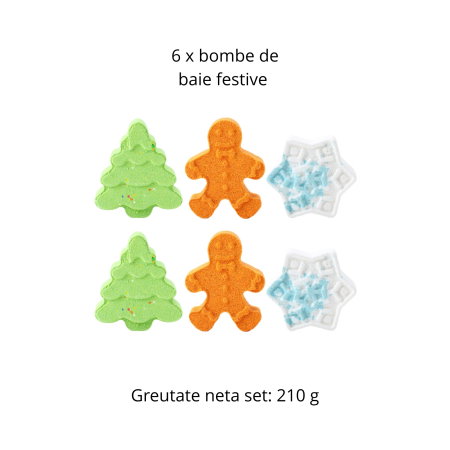 Set Cadou 6 Bombe de Baie, Magia Craciunului [8]