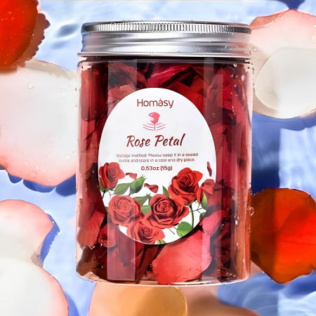 Set cadou 6 bombe de baie si petale naturale de trandafir [4]