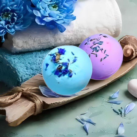 Set cadou 6 bombe de baie si petale naturale de trandafir [6]