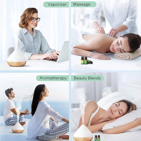 Set cadou 6 uleiuri esentiale Anjou, puritate 100% [2]