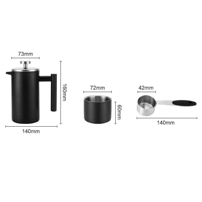 Set cadou Cafea cu Stil Infuzor si accesorii Black V60 [5]