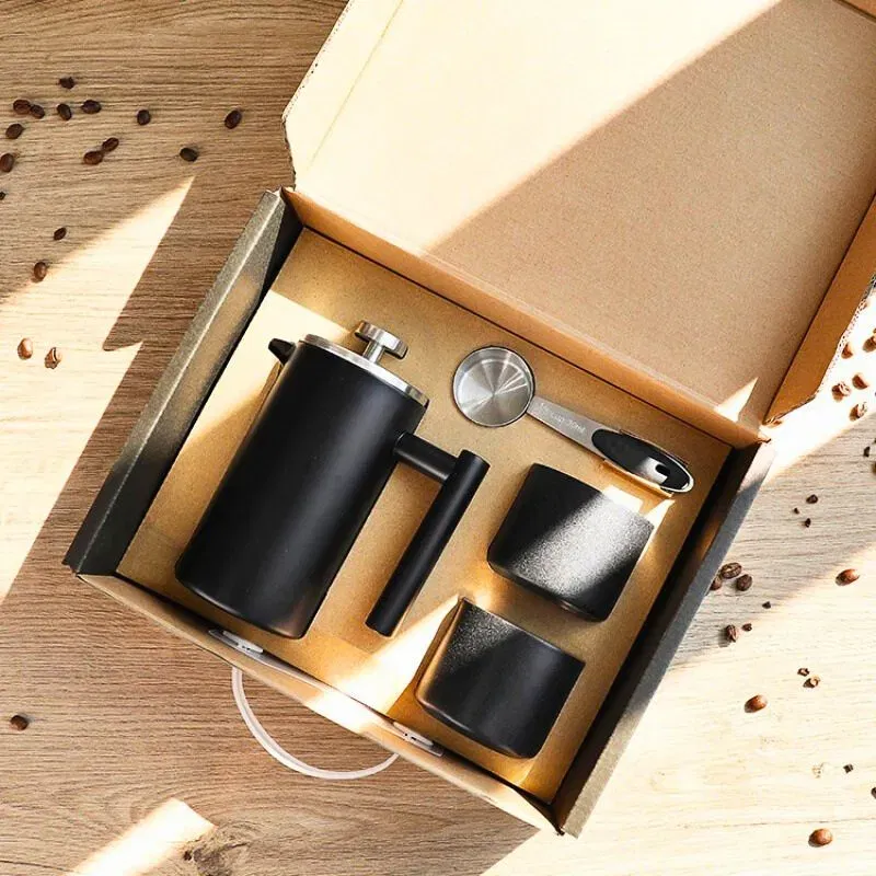 Set cadou Cafea cu Stil Infuzor si accesorii Black V60 [2]