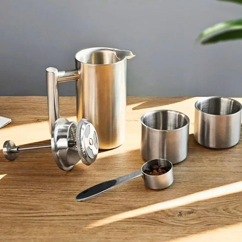 Set cadou Cafea cu Stil Infuzor si accesorii Silver [1]
