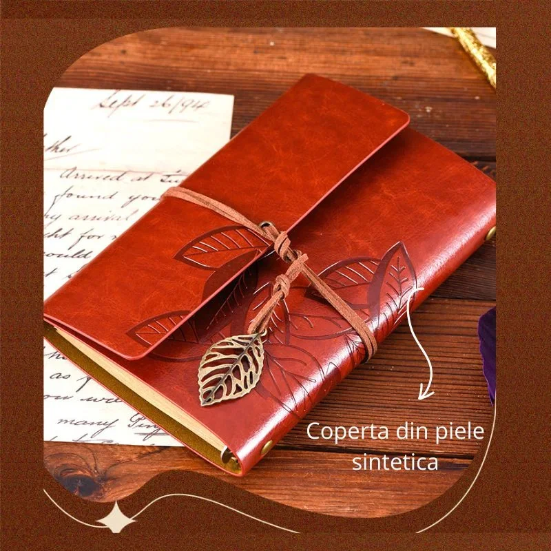 Set cadou Caligrafie Vintage cu Pana aurie, Jurnal si Suport pentru stilou, 9 piese [5]