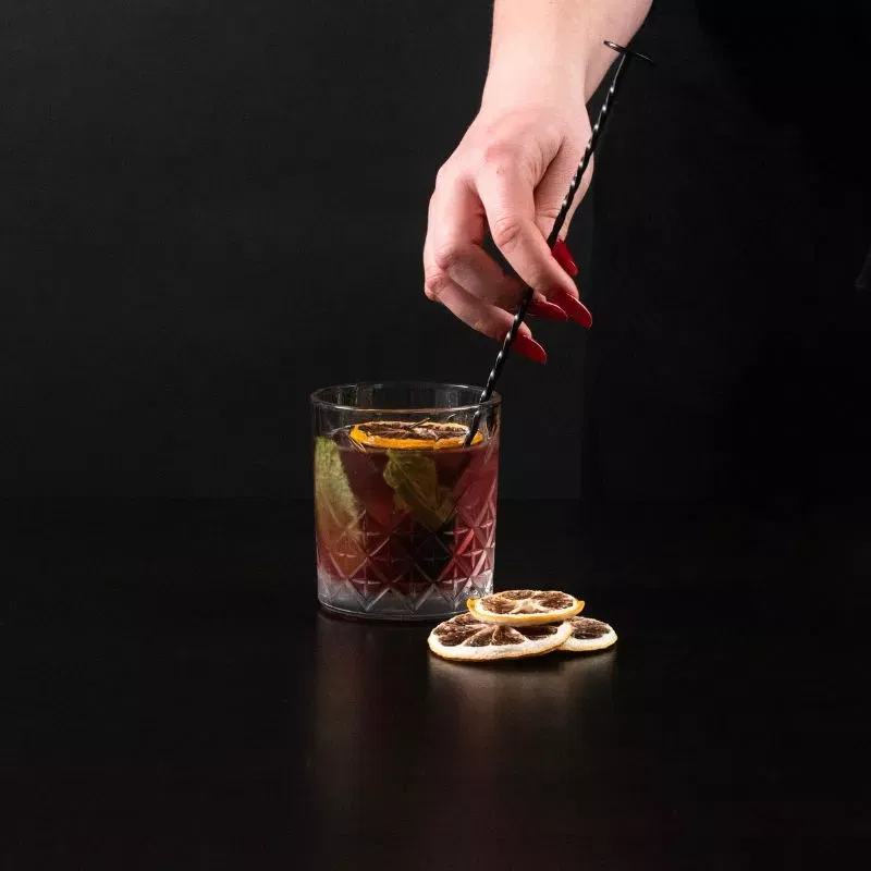 Set cadou Cocktail Shaker Mixology cu 11 accesorii 750ml Negru [21]