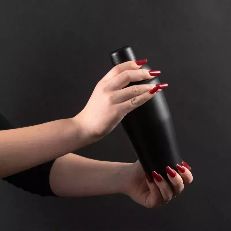 Set cadou Cocktail Shaker Mixology cu 11 accesorii 750ml Negru [18]