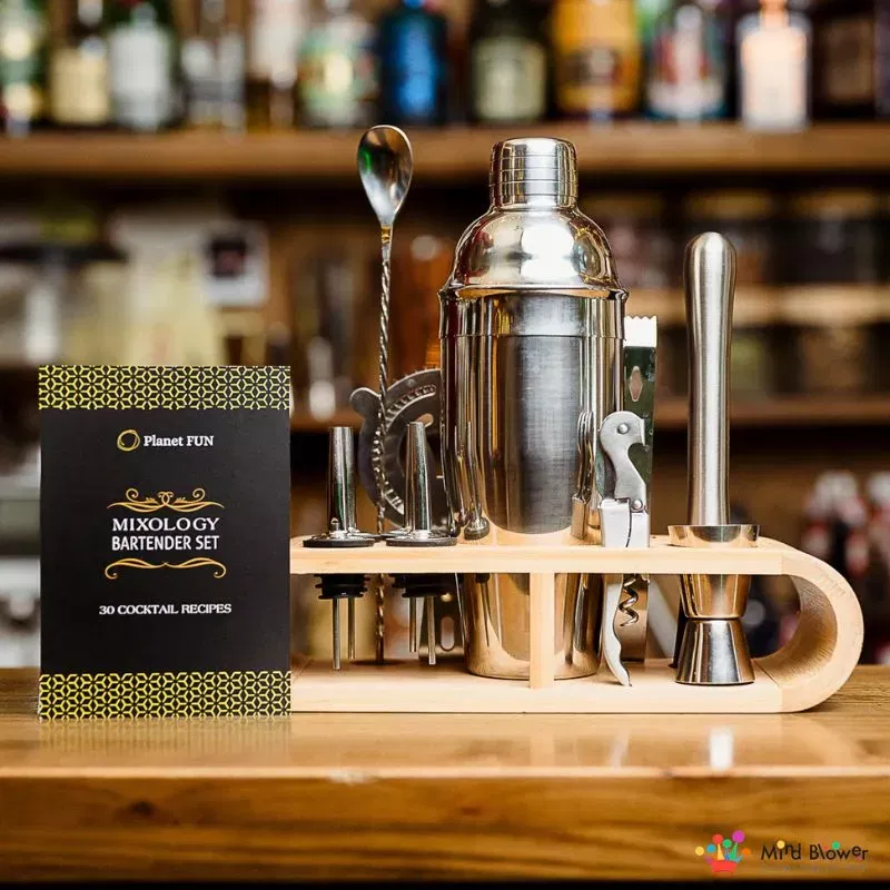 Set cadou Cocktail Shaker XL - cu 12 accesorii [8]